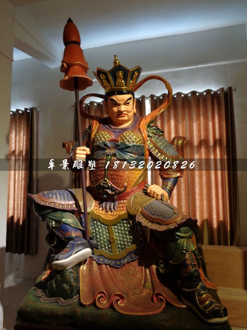 四大天王雕塑,玻璃鋼神仙 (2)