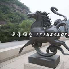 銅馬雕塑,公園動物銅雕