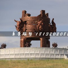 抽象銅鼎,廣場大型銅鼎