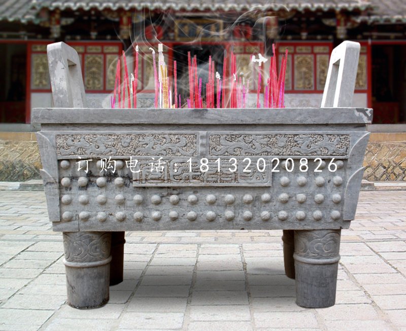 石雕香爐,國(guó)泰民安石香爐
