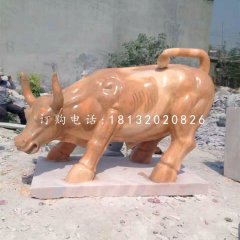廣場石雕牛,華爾街牛石雕