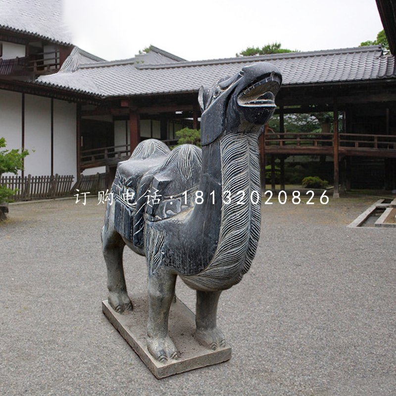 駱駝石雕,青石動(dòng)物雕塑