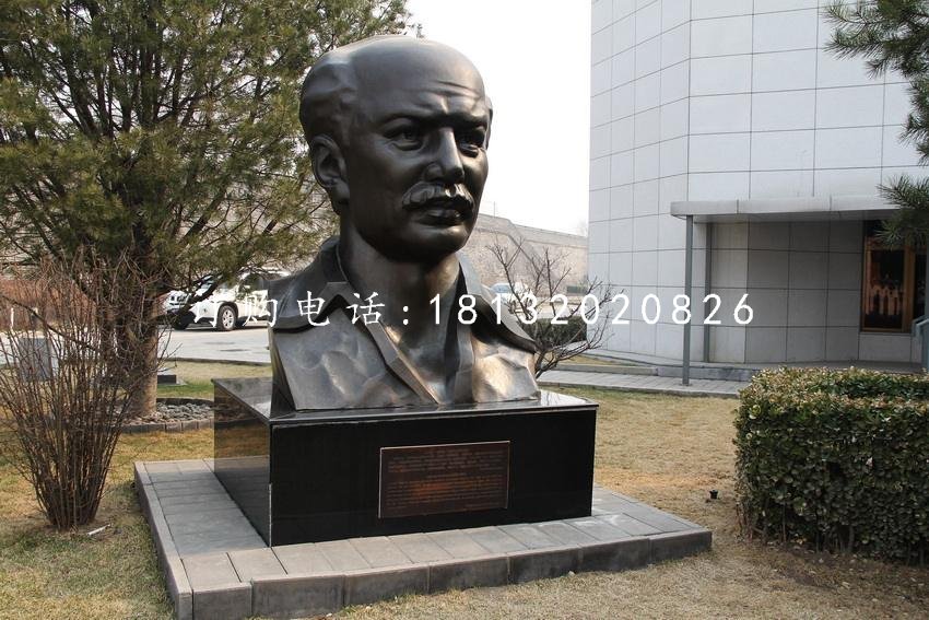 白求恩胸像銅雕，醫院名人銅雕