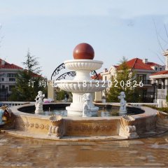 風(fēng)水球噴泉,小區(qū)景觀石雕