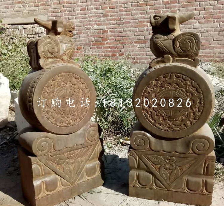 門枕石,仿古石門墩