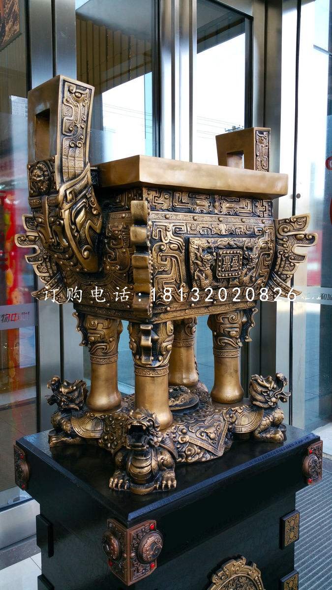 鼎盛鼎,鑄銅鼎雕塑