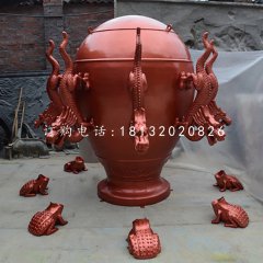 廣場地動儀銅雕，景觀銅雕