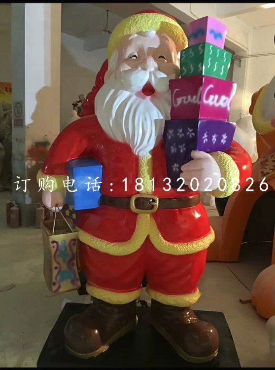 玻璃鋼圣誕老人,卡通人物 (3)