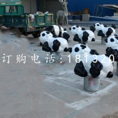 大熊貓雕塑,玻璃鋼動(dòng)物雕塑