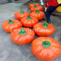 玻璃鋼南瓜雕塑，蔬菜雕塑