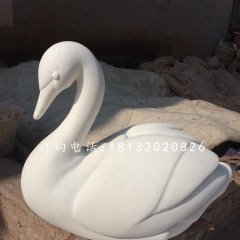 白天鵝雕塑,漢白玉動物