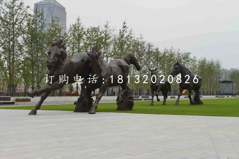 奔馬銅雕,廣場(chǎng)動(dòng)物雕塑