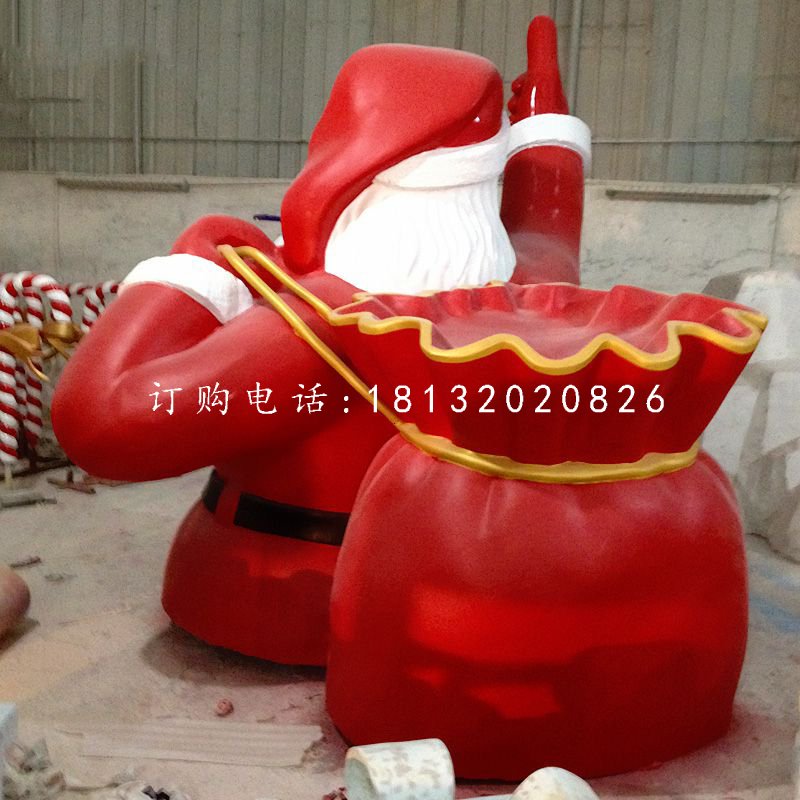 玻璃鋼圣誕老人,卡通人物 (3)