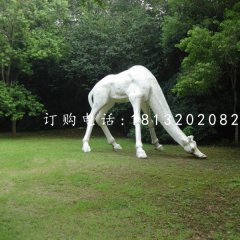 長頸鹿石雕,公園動物石雕
