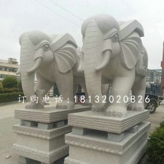 大理石大象,廣場動物石雕