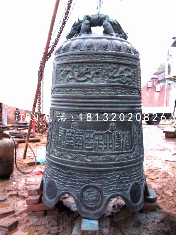 青銅鐘，仿古寺廟銅鐘