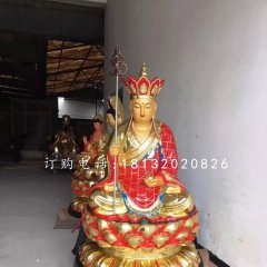 玻璃鋼彩繪佛像,地藏王菩薩雕塑