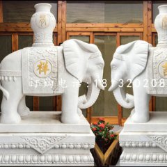 漢白玉大象,吉祥大象石雕