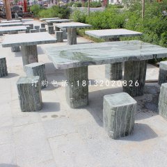 方桌石雕,大理石桌椅