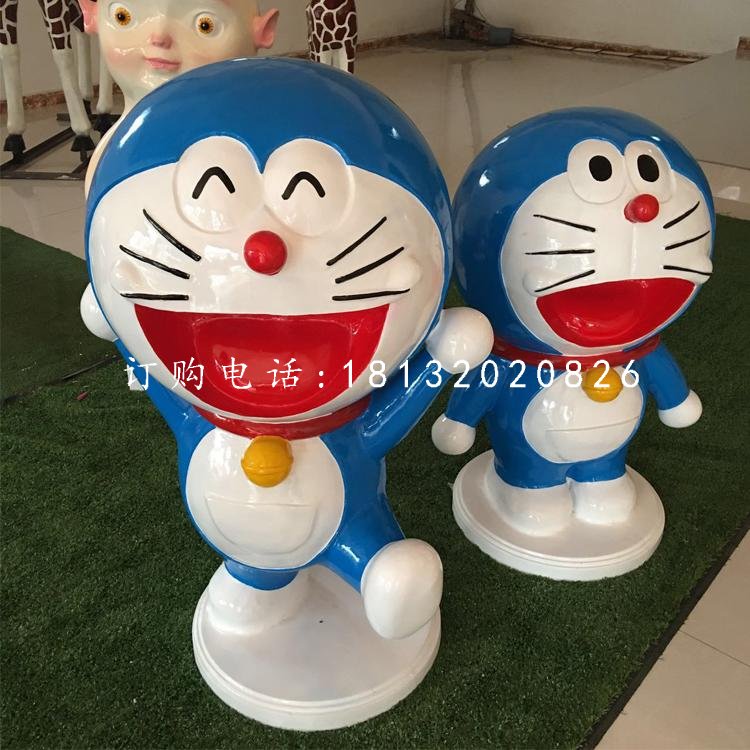 機器貓雕塑,玻璃鋼卡通