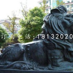 獅子銅雕，鑄銅獅子雕塑
