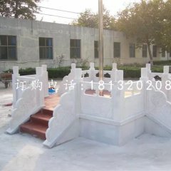 漢白玉石欄板,校園升旗臺石雕
