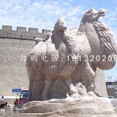 駱駝石雕,大理石動物雕塑