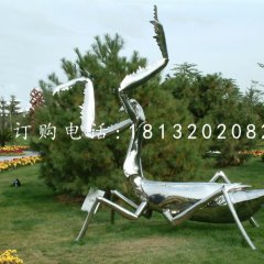 不銹鋼螳螂雕塑,公園昆蟲雕塑