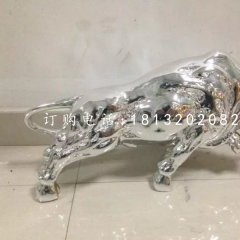 開荒牛雕塑,廣場不銹鋼牛雕塑
