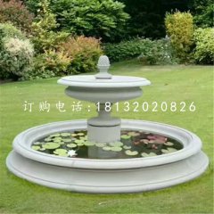 雙層小型噴泉石雕,庭院噴泉石雕