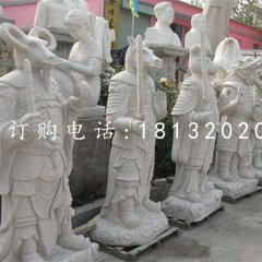 大理石十二生肖雕塑 公園景觀石雕