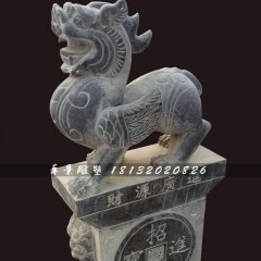 貔貅石雕,青石貔貅雕塑
