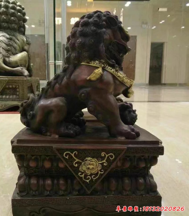 鑄銅傳統獅子雕塑