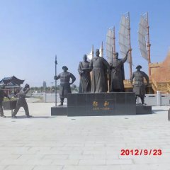 鄭和銅雕，古代名人銅雕