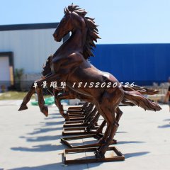 銅雕馬,招財(cái)馬銅雕