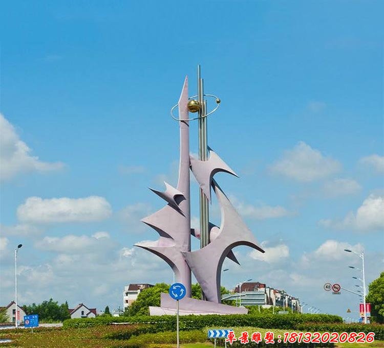 不銹鋼抽象雕塑,廣場不銹鋼雕塑