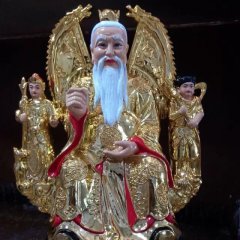 玻璃鋼太乙真人雕塑，玻璃鋼彩繪太乙真人雕塑