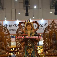玻璃鋼韋陀菩薩雕塑，玻璃鋼神仙雕塑
