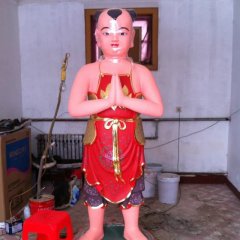 玻璃鋼善財雕塑,寺廟神仙雕塑