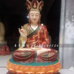 地藏王菩薩雕塑,玻璃鋼彩繪佛像雕塑