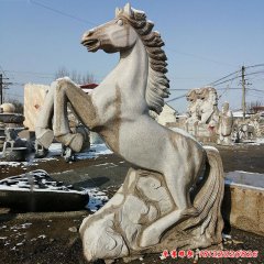 生肖公園石雕馬