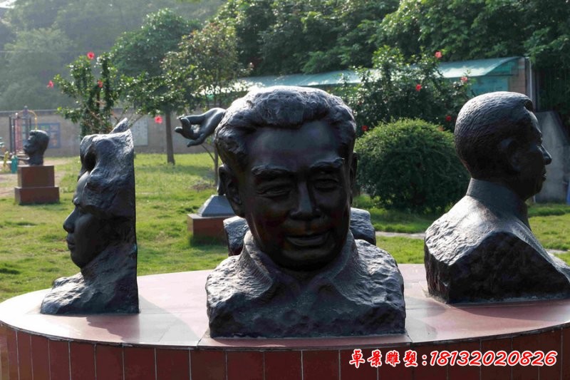 周總理頭像銅雕，偉人銅雕