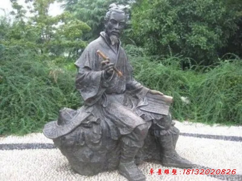 景區范蠡銅雕