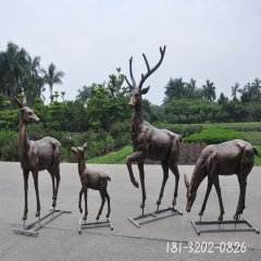 景區動物銅雕鹿