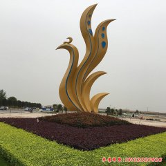 園林景觀(guān)不銹鋼雕塑