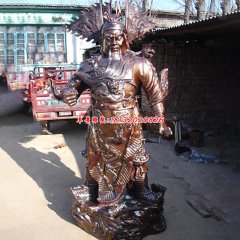 關公銅雕送禮