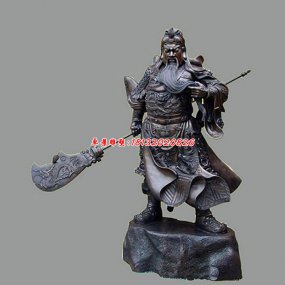鑄銅雕塑關公